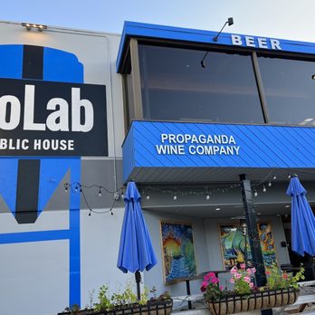 Colab Public House - Outside.  Five separate businesses inside. - Brewpubs Near Me - Vista, California