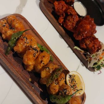Barrel & Derrick - Bang Bang Shrimp and the Guajillo Gourmet House Wings - Breakfast & Brunch Near Me - Odessa, Texas Barrel & Derrick - Bang Bang Shrimp and the Guajillo Gourmet House Wings - Breakfast & Brunch Near Me - Odessa, Texas