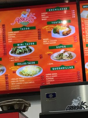 Menu photo 2 Arriero's Mexican Food Escondido, CA Menu photo 2 Arriero's Mexican Food Escondido, CA