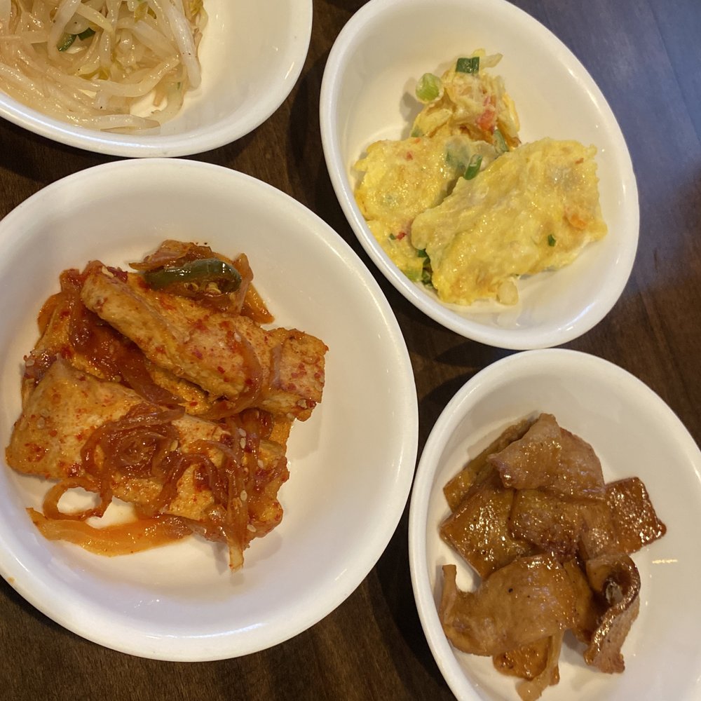 Angry Tofu Korean Cuisine - complimentary starters - Korean Near Me - Wethersfield, Connecticut