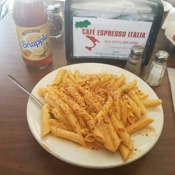 Caffe Espresso Italia - Penne Vodka sauce special. Excellent. - Italian Near Me - Newark, New Jersey Caffe Espresso Italia - Penne Vodka sauce special. Excellent. - Italian Near Me - Newark, New Jersey