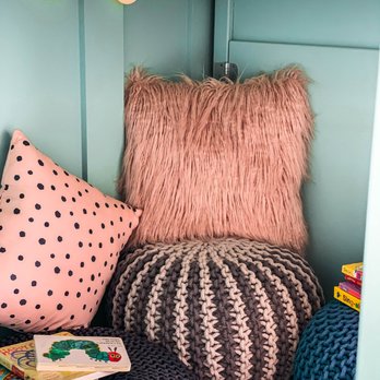 Brain Snacks Co - Cozy reading nook under our play structure - Cafes Near Me - Regina, Saskatchewan