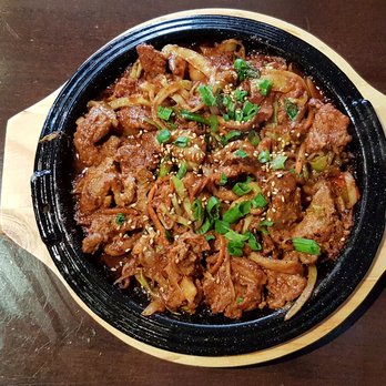 Sooda Korean BBQ - Spicy Marinated Pork Belly and Baby Octopus - Korean Near Me - Burnaby, British Columbia Sooda Korean BBQ - Spicy Marinated Pork Belly and Baby Octopus - Korean Near Me - Burnaby, British Columbia