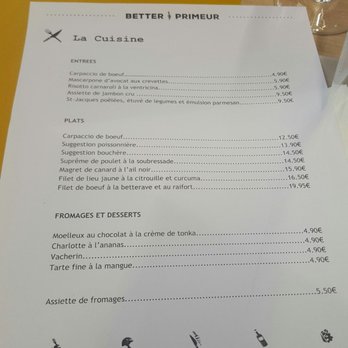 Better Primeur - La carte - Bakeries Near Me - Villeneuve-d'Ascq, 59 Better Primeur - La carte - Bakeries Near Me - Villeneuve-d'Ascq, 59