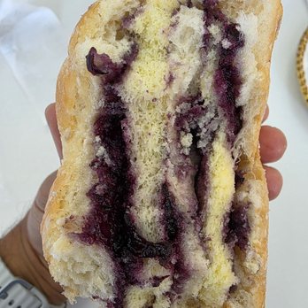 Little Sweet - Coconut blueberry cream bun - Bubble Tea Near Me - Madison, Wisconsin
