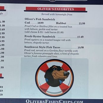 Olivers Fish & Chips - Menu has everything. BIG pieces - Fish & Chips Near Me - Graham, Washington Olivers Fish & Chips - Menu has everything. BIG pieces - Fish & Chips Near Me - Graham, Washington