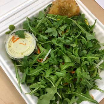 bellagreen - Honey fried goat cheese and arugula. - Salad Near Me - Plano, Texas