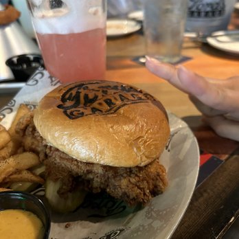 Ford's Garage Plano - Chicken sandwich! - Burgers Near Me - Plano, Texas
