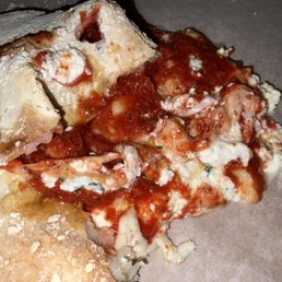 Inside calzone Inside calzone