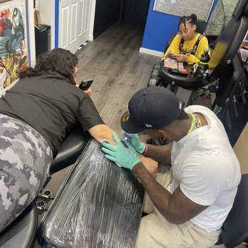 World’s Fair Tattoo - Flip working on my tattoo - Tattoo Near Me - Astoria , New York