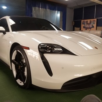 Superb Windshield Repair - This beautiful car only had 100 miles when flying rock chipped its windshield. - Auto Glass Services Near Me - Atlanta, Georgia