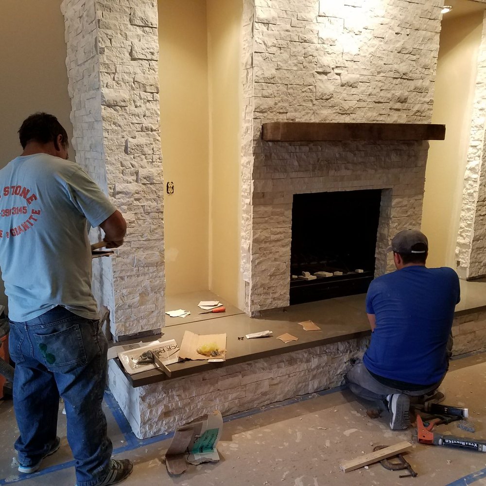 Brito Remodel & Construction - Fireplace revamp - almost done - General Contractors Near Me - Houston, Texas Brito Remodel & Construction - Fireplace revamp - almost done - General Contractors Near Me - Houston, Texas