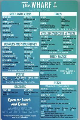 Menu photo 6 The Wharf Manitowoc, WI Menu photo 6 The Wharf Manitowoc, WI