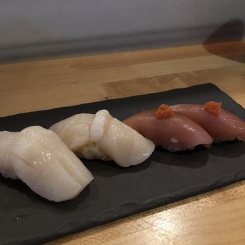 Hamasaku - Scallop nigiri and albacore nigiri - Japanese Near Me - Los Angeles, California Hamasaku - Scallop nigiri and albacore nigiri - Japanese Near Me - Los Angeles, California