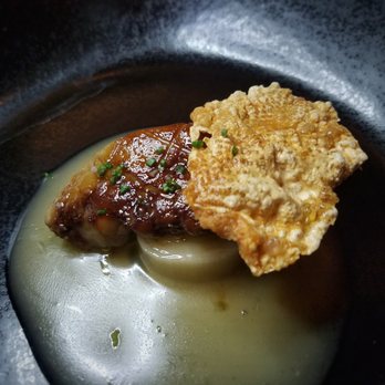 Pangea - Seared foie gras with chicken skin - Mexican Near Me - San Pedro Garza García, NLE Pangea - Seared foie gras with chicken skin - Mexican Near Me - San Pedro Garza García, NLE