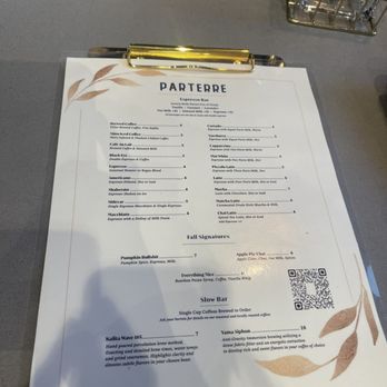 Parterre - Coffee & Tea Near Me - Dallas, Texas