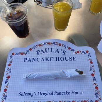 Paula's Pancake House - The cute mat they'll give you. - Breakfast & Brunch Near Me - Solvang, California Paula's Pancake House - The cute mat they'll give you. - Breakfast & Brunch Near Me - Solvang, California