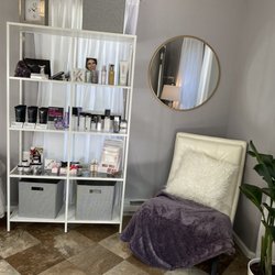 Glow Skincare & Wax - Product cabinet