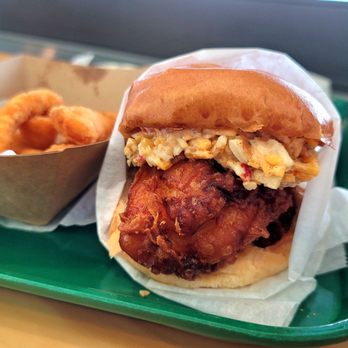 BB's Crispy Chicken - Pimento Please - Chicken sandwich with pimento cheese piled on & chicken tenders - Sandwiches Near Me - Cary, North Carolina BB's Crispy Chicken - Pimento Please - Chicken sandwich with pimento cheese piled on & chicken tenders - Sandwiches Near Me - Cary, North Carolina