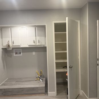 Bello's Custom Builds - Laundry corner , they build the stand to put our washer / dryer 10/10 - General Contractors Near Me - Lathrop, California Bello's Custom Builds - Laundry corner , they build the stand to put our washer / dryer 10/10 - General Contractors Near Me - Lathrop, California
