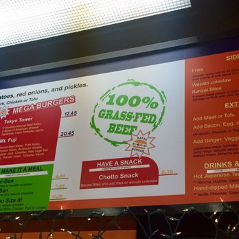 Katsu Burger - 100% grass fed beef - Japanese Near Me - Bellevue, Washington Katsu Burger - 100% grass fed beef - Japanese Near Me - Bellevue, Washington