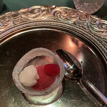 Mystique Dining - Sherbet pallet cleanser - Dinner Theater Near Me - Folsom, California