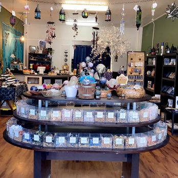 Three Sisters Metaphysical Arts - Rock table - Bookstores Near Me - Yakima, Washington Three Sisters Metaphysical Arts - Rock table - Bookstores Near Me - Yakima, Washington
