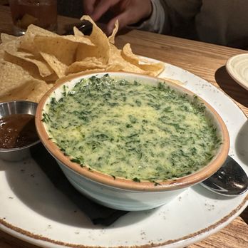 Cork & Pig Tavern - Spinach & artichoke dip - New American Near Me - Irving, Texas