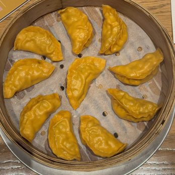 JA Jiaozi - ten chicken and mushroom steamed dumplings - Dim Sum Near Me - Irvine, California JA Jiaozi - ten chicken and mushroom steamed dumplings - Dim Sum Near Me - Irvine, California