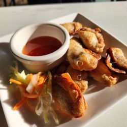 Green Papaya - Fried wontons, filled with pork and shrimp