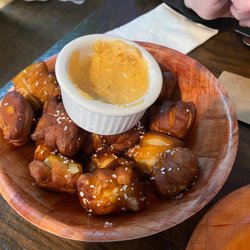 Lucky's Tavern - Pretzel bites w/cheese sauce
