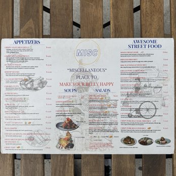 MISC - Menu - Thai Near Me - Brooklyn, New York