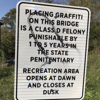 Mt Zion Covered Bridge - The sign is clearly effective - Landmarks & Historical Buildings Near Me - Springfield, Kentucky