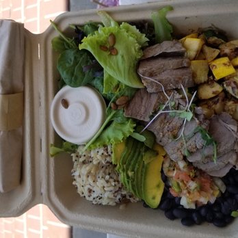 Sea Salt Healthy Kitchen - Wild Mexican Bowl with steak - Salad Near Me - St. Simons, Georgia