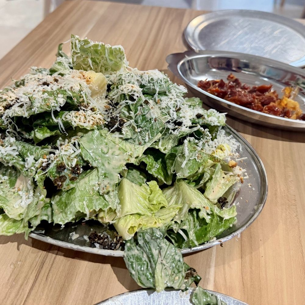 Siete Santos - Cesar Salad with bacon on the side. - Pizza Near Me - San Juan, Puerto Rico Siete Santos - Cesar Salad with bacon on the side. - Pizza Near Me - San Juan, Puerto Rico