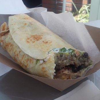 Wahoo's Fish Taco - Outta reef burrito with salmon - Mexican Near Me - Fullerton, California