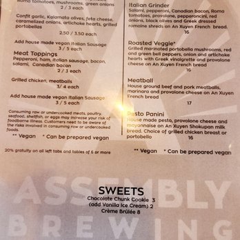 Assembly Brewing - Pizza Near Me - Portland, Oregon