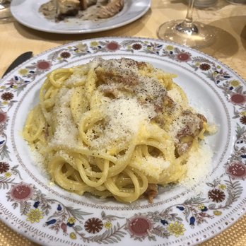 La Taverna Dei Monti - Spaghetti carbonara. The best we had anywhere in Italy! - Italian Near Me - Rome, RM La Taverna Dei Monti - Spaghetti carbonara. The best we had anywhere in Italy! - Italian Near Me - Rome, RM