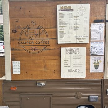 Camper Coffee - Menus - Coffee & Tea Near Me - Madison, Connecticut