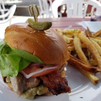 Hideaway Restaurant - Delicious tuna BLT and white sangria. - Seafood Near Me - Ocean Beach, New York Hideaway Restaurant - Delicious tuna BLT and white sangria. - Seafood Near Me - Ocean Beach, New York