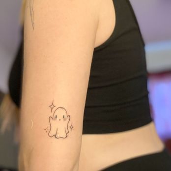 Tribute Tattoo - Friday the 13th Ghost tattoo  done by Fernanda - Tattoo Near Me - West Hills, California