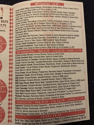 Menu photo 6 DG's Deli & Market Albuquerque, NM