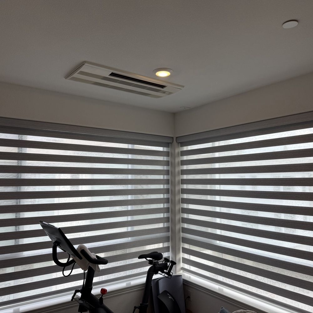 Cozy Shades - Perfectly aligned stripes. Great work from Mike! - Shades & Blinds Near Me - Fremont, California Cozy Shades - Perfectly aligned stripes. Great work from Mike! - Shades & Blinds Near Me - Fremont, California