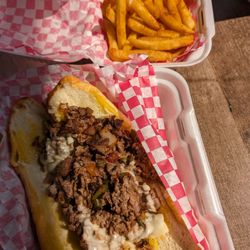 Louisiana Cajun cafe Daiquiris Longview - Philly Cheesesteak Sandwich