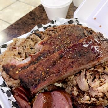 Winners BBQ - The "G.O.A.T."- All 5 Meats Potato - Barbeque Near Me - Plano, Texas