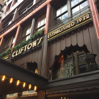 Clifton's Republic - Beautiful exterior. - Bars Near Me - Los Angeles, California