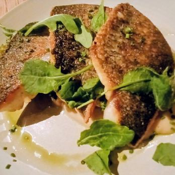 Talula's Garden - Bronzino, white bean puree, broccoli and kale - New American Near Me - Philadelphia, Pennsylvania