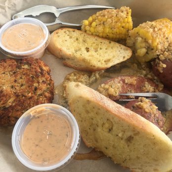 Melbourne Seafood Station - Crab cake and sides - Seafood Near Me - Melbourne, Florida Melbourne Seafood Station - Crab cake and sides - Seafood Near Me - Melbourne, Florida