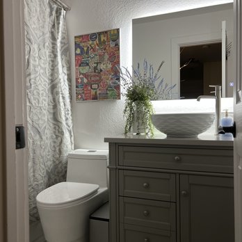 Priced Right Handyman - a bathroom with a sink and toilet - General Contractors Near Me - Round Rock, Texas
