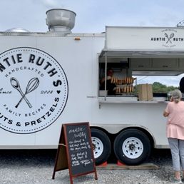 Auntie Ruth's magical Donut  & hot Pretzel  Truck.